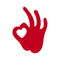 Heart shape design for love symbols