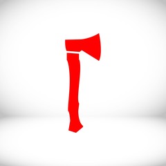 ax icon stock vector illustration flat design