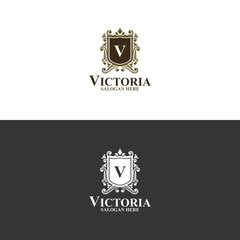 victoria logo in vector