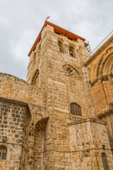 Fototapeta premium Church of the Holy Sepulchre bell tower