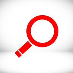 search icon stock vector illustration flat design