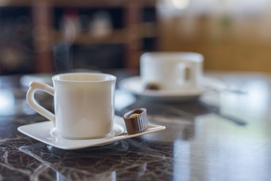 coffee aroma cappuccino chocolate cofee cup empty hot espresso drink break milk morning