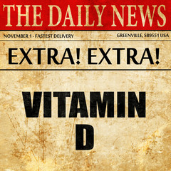 vitamin d, article text in newspaper