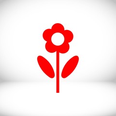 flower icon stock vector illustration flat design