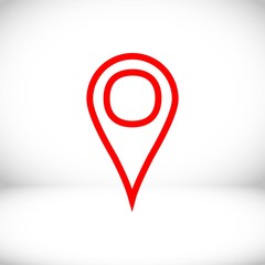 navigation icon stock vector illustration flat design