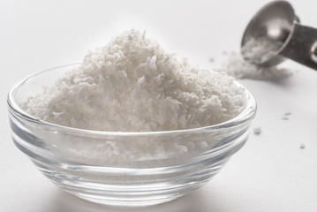Coconut Powder in an Ingredient Bowl