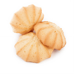 shortbread isolated on white