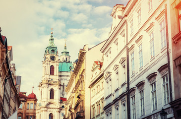 St. Nicolas Church in Mala Strana district of Prague