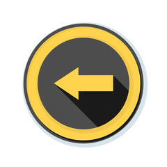 Left Arrow Sign illustration