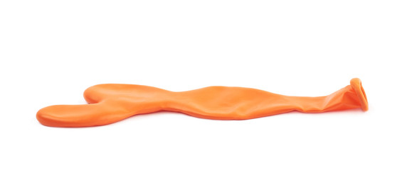 Unblown balloon isolated