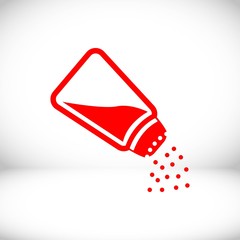 Salt icon  stock vector illustration flat design
