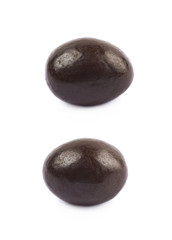 Fototapeta na wymiar Single chocolate candy isolated