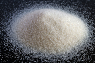 Obraz na płótnie Canvas bunch of spilled sugar