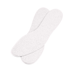 Pair of shoe insoles isolated
