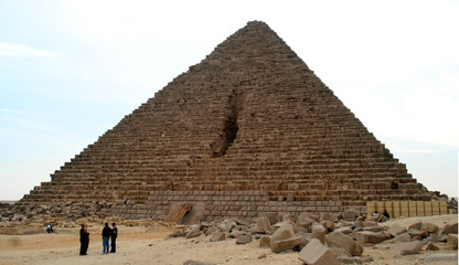 Fototapeta na wymiar The Great Pyramids on The Giza Plateau