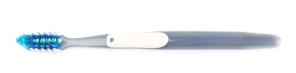 Plastic toothbrush isolated