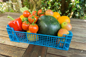 Fruit veg display