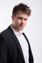 Portrait of a young handsome man