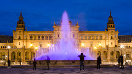 Fototapeta premium Seville square of Spain