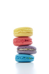 French colorful macarons