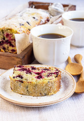 fruitcake with black currant