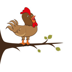 chicken farm isolated icon vector illustration design