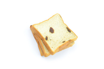 Raisin bread.