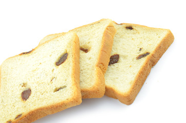 Raisin bread.