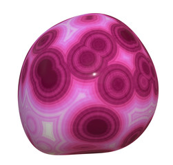 Polished  Rhodonite Pebble   