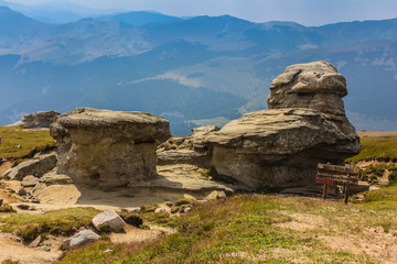 Bucegi mountains landscape