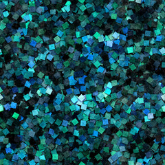 Seamless scattered mosaic pattern  
