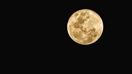 Full lunar moon at 12/2/2017 Thailand 