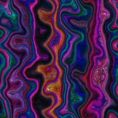 Continuous decorative glass  pattern