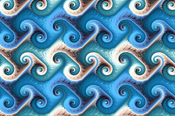 Wide abstract scroll background  