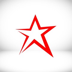 star icon stock vector illustration flat design