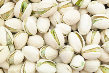 Pistachios nuts background