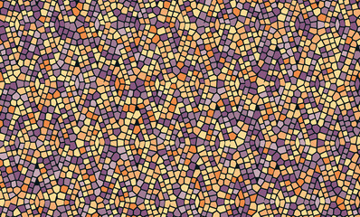 Wide mosaic background - vector illustration 