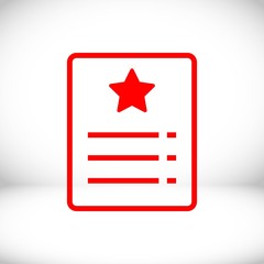 checklist  icon stock vector illustration flat design