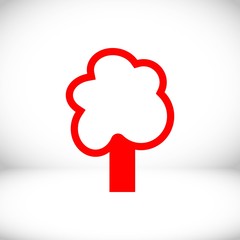 tree icon stock vector illustration flat design