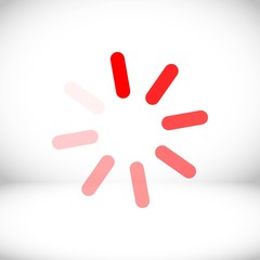 loading icon stock vector illustration flat design