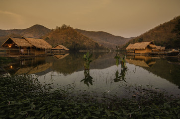 Obraz premium Raft of lake