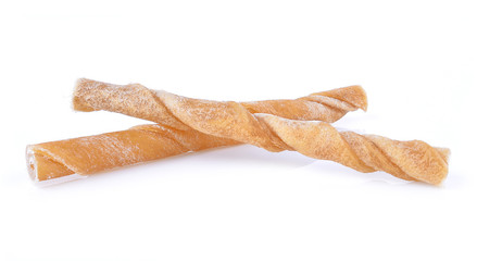 Dog treats isolated on white