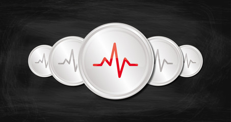 Medizinische Versorgung - Diagnose - Herzschlag - Puls