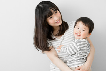 親子のツーショット