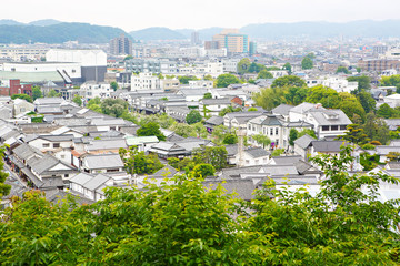 Obraz premium Kurashiki city, old japanese town in Okayama prefecture