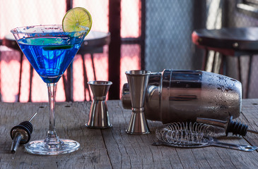 Blue Magarita Blue Cocktail
