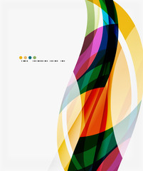 Obraz premium Smooth elegant wave