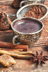 Cup with cocoa