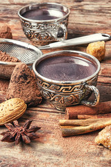 Cup with cocoa