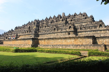 Fototapeta na wymiar Borobudur Temple Jogjakarta Java Indonesia